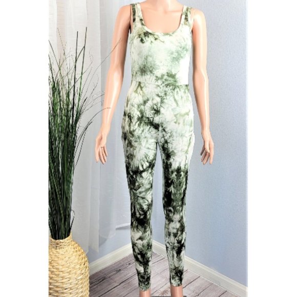 Tie Dye Unitard Jumpsuit - Picture 1 of 5